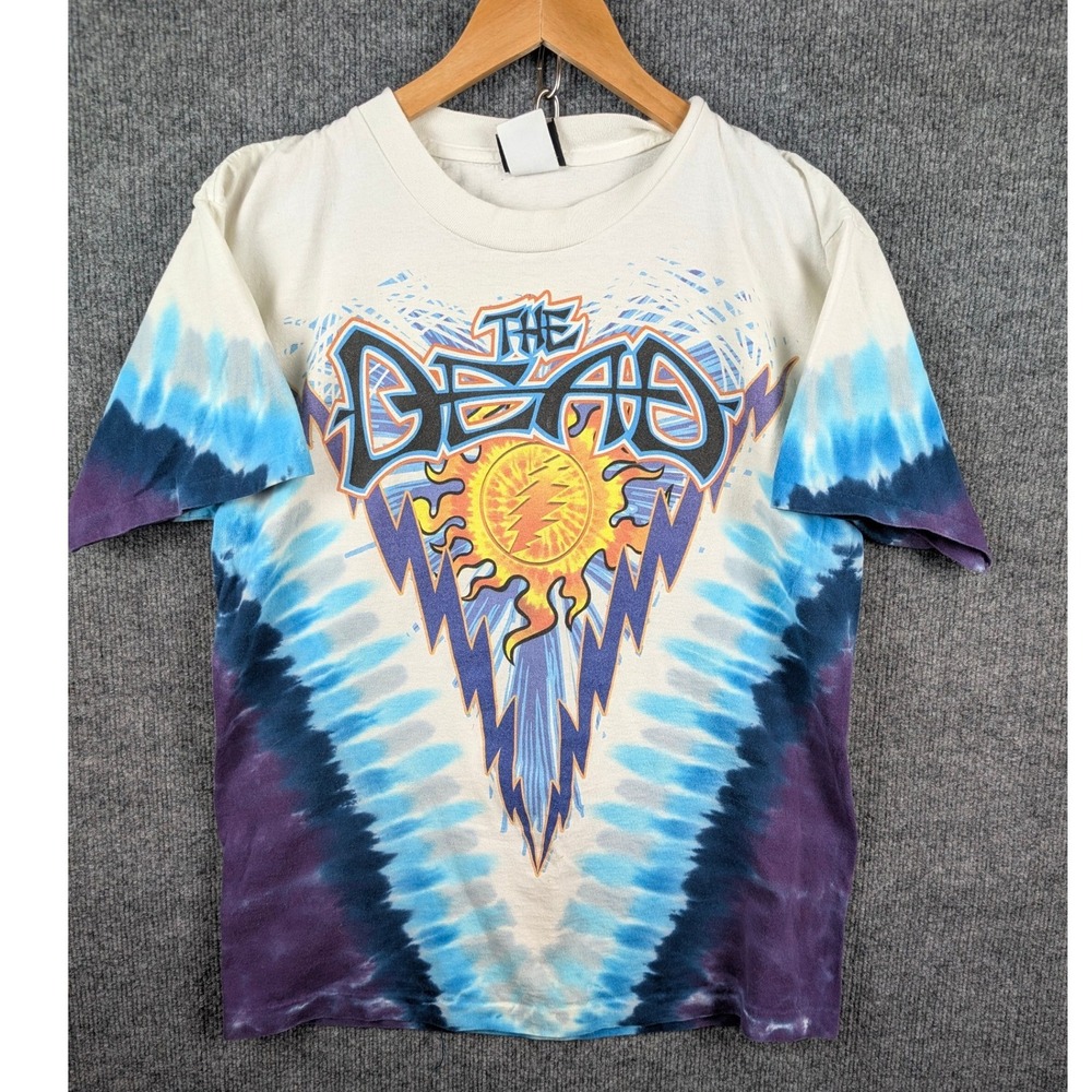 Vintage Liquid Blue Grateful Dead Shirt M The Dead Summer Getaway 2003 Tie Dye